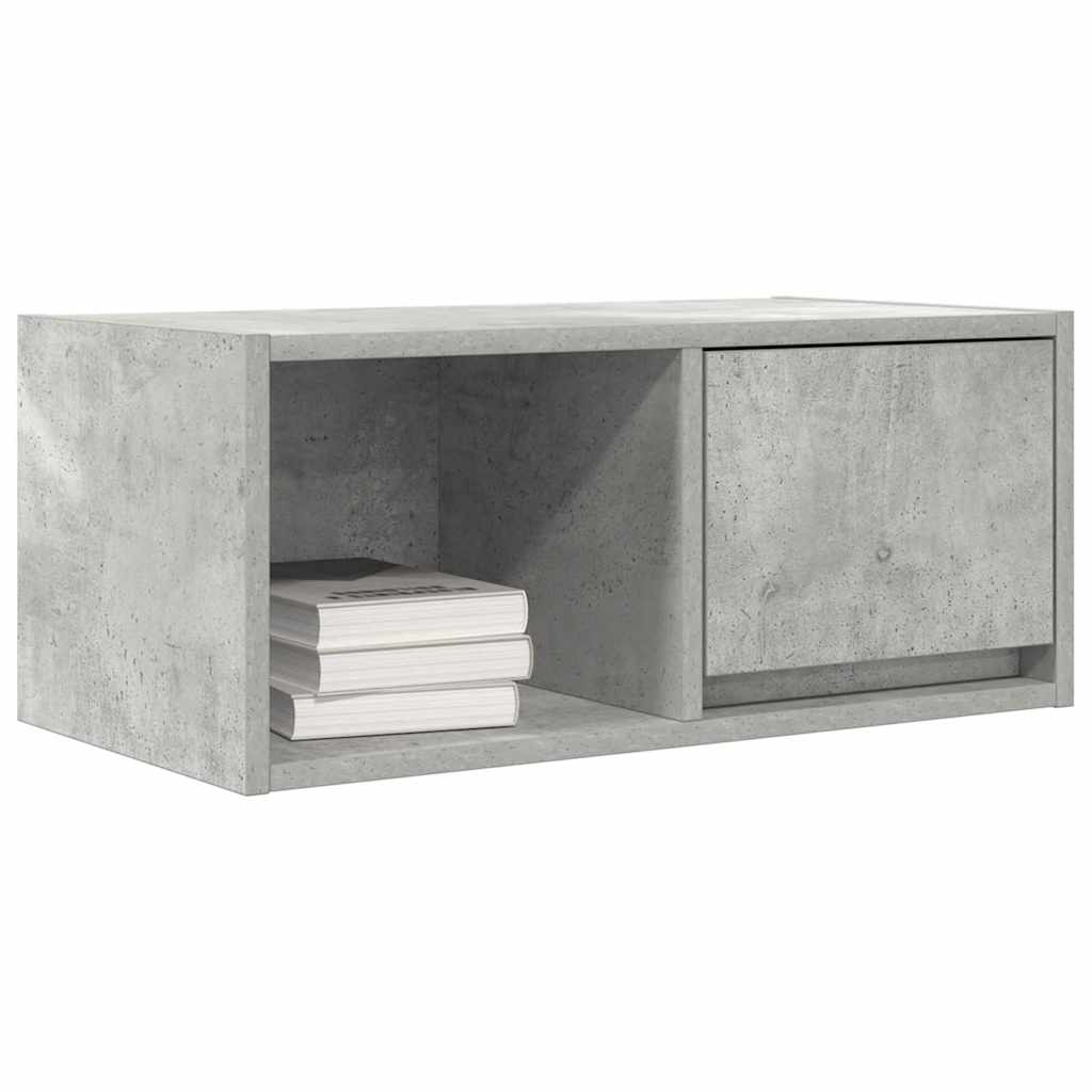 vidaXL Szafka RTV Beton Szary 60x31x25,5 cm Drewno klejone