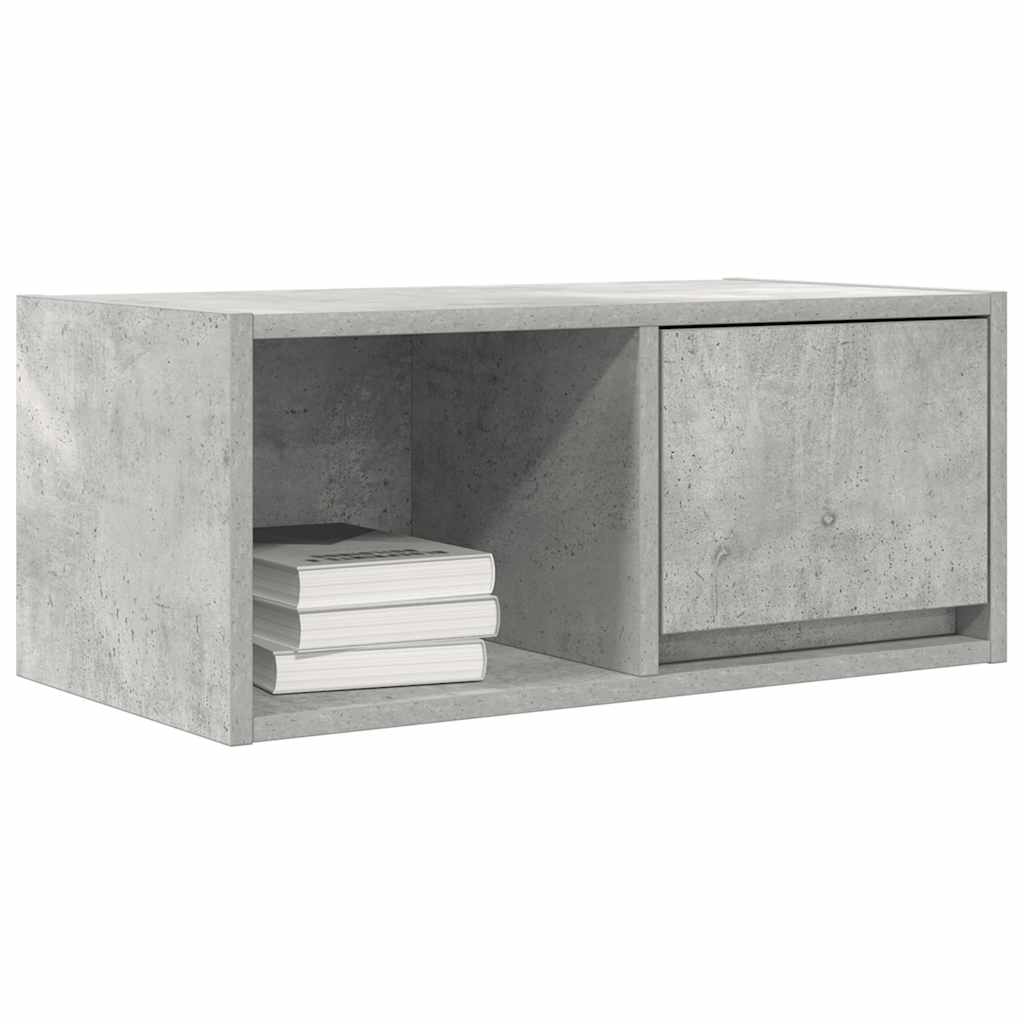 vidaXL Szafki RTV 2 szt. Beton Szary 60x31x25,5 cm Drewno klejone