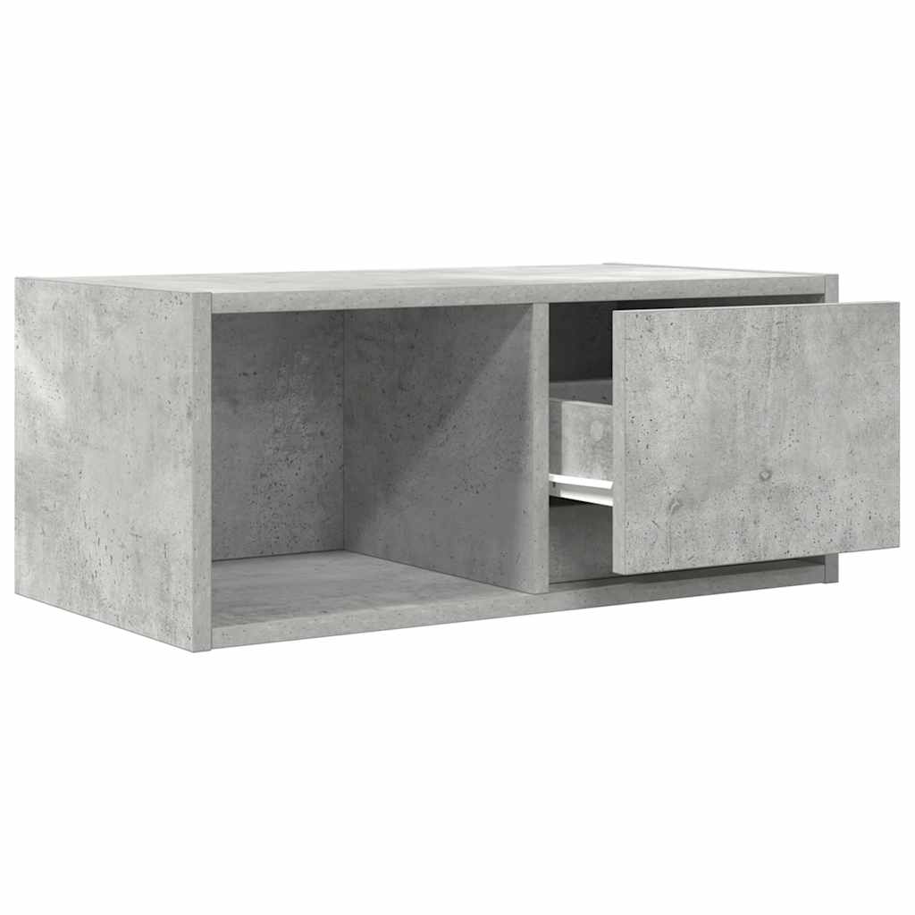 vidaXL Szafki RTV 2 szt. Beton Szary 60x31x25,5 cm Drewno klejone
