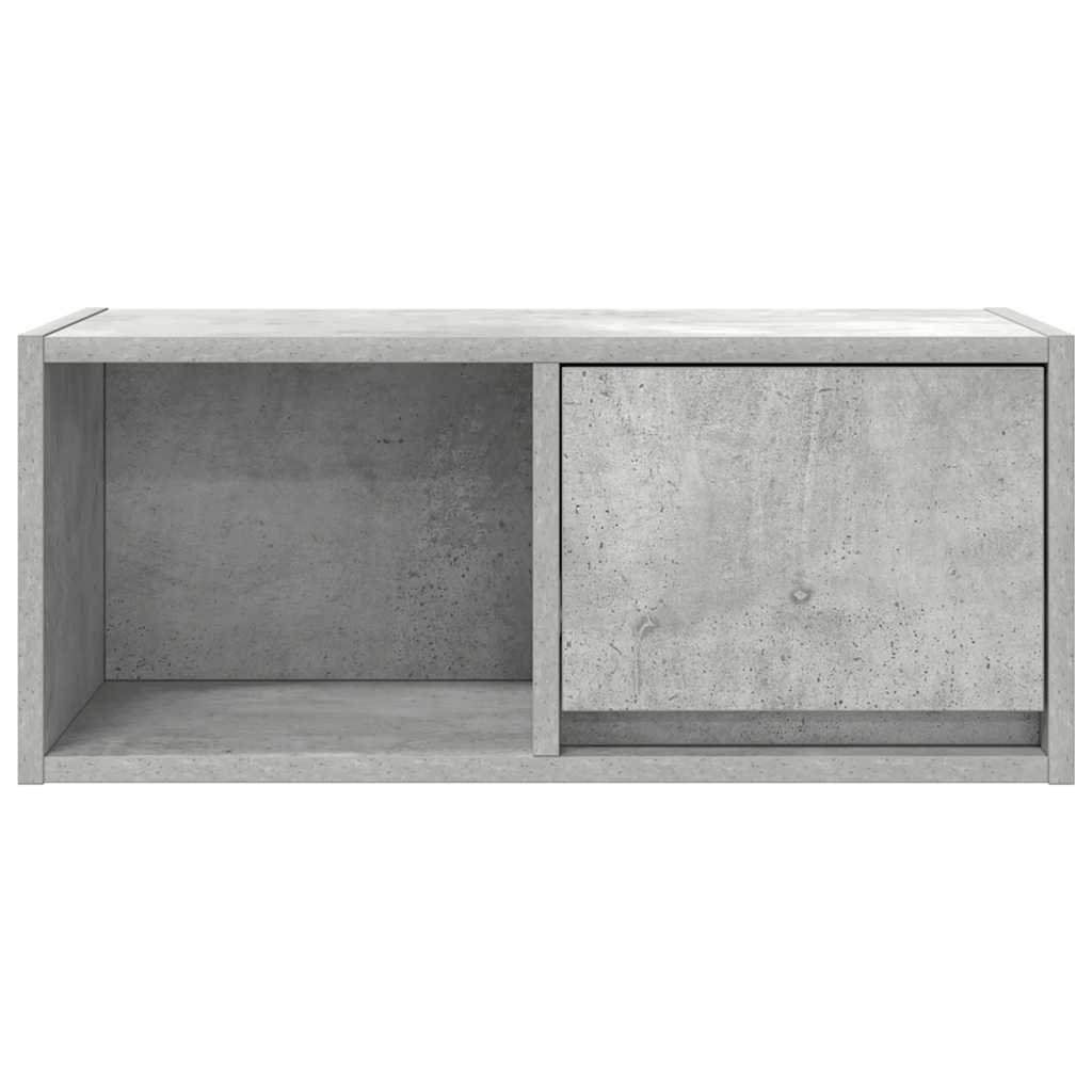 vidaXL Szafki RTV 2 szt. Beton Szary 60x31x25,5 cm Drewno klejone