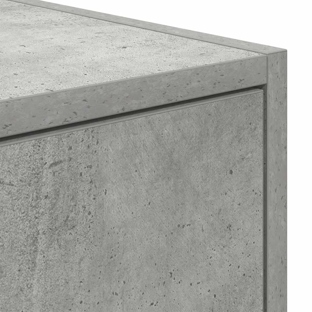 vidaXL Szafki RTV 2 szt. Beton Szary 60x31x25,5 cm Drewno klejone