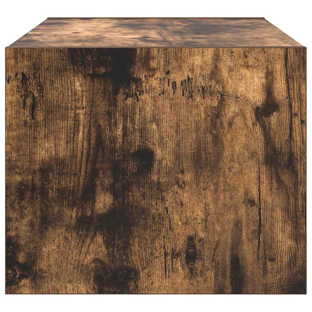 vidaXL Szafka RTV Dąb wędzony 60x31x25,5 cm Drewno klejone