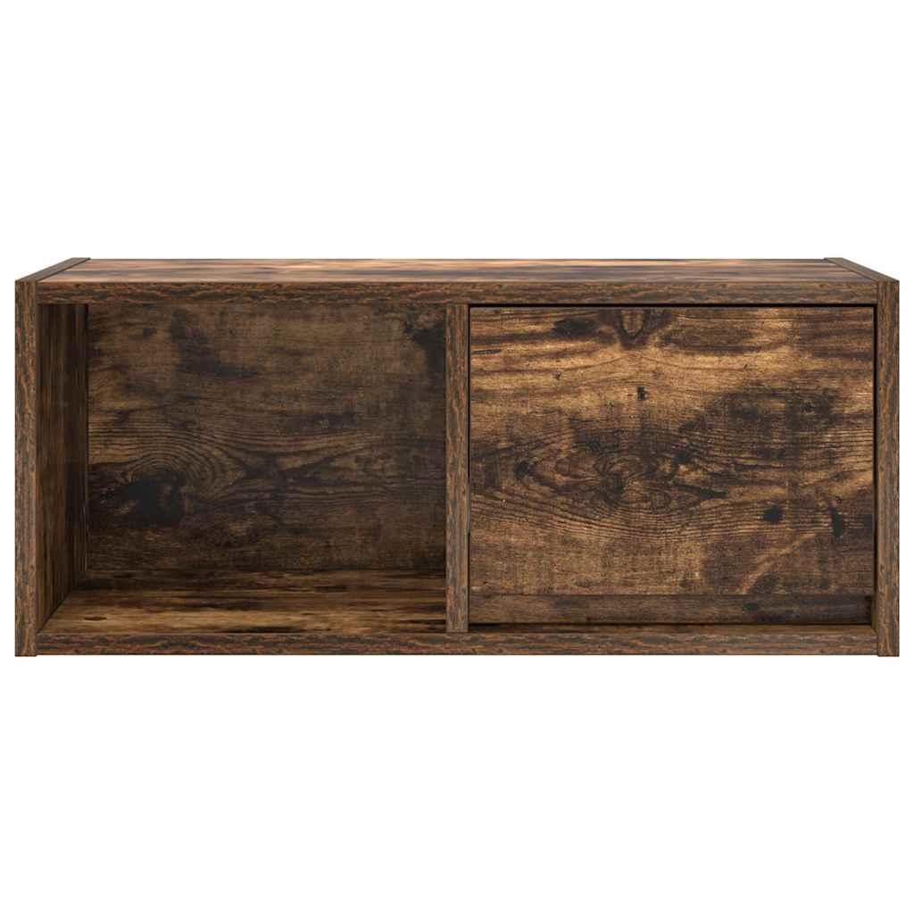 vidaXL Szafki RTV 2 szt. Dąb wędzony 60x31x25,5 cm Drewno klejone