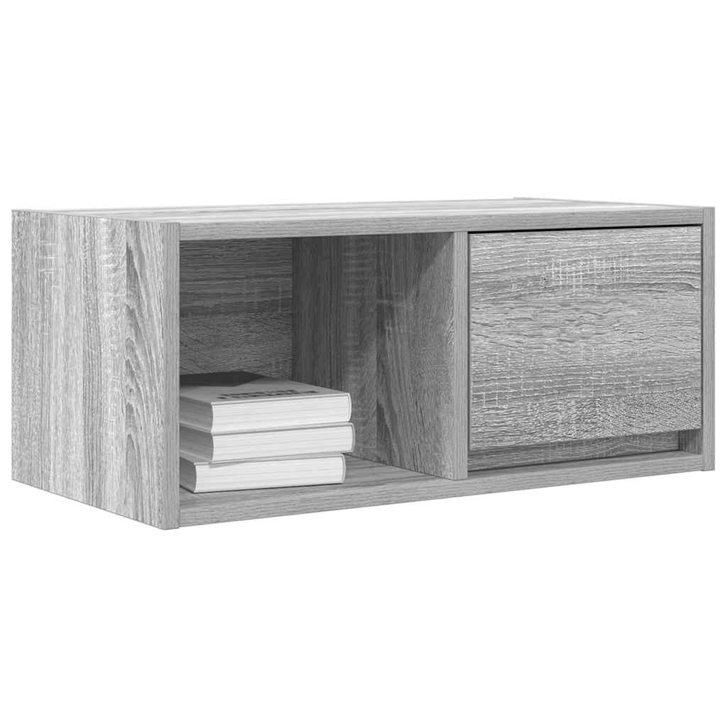 vidaXL Szafka RTV Szara Sonoma 60x31x25,5 cm Drewno klejone