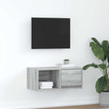 vidaXL Szafka RTV Szara Sonoma 60x31x25,5 cm Drewno klejone
