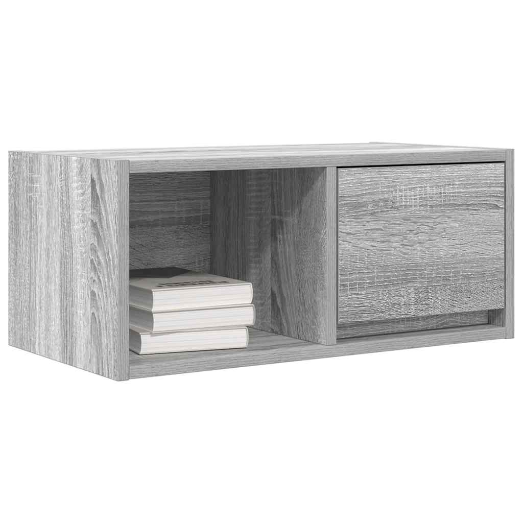 vidaXL Szafki RTV 2 szt. Szary Sonoma 60x31x25,5 cm Drewno klejone