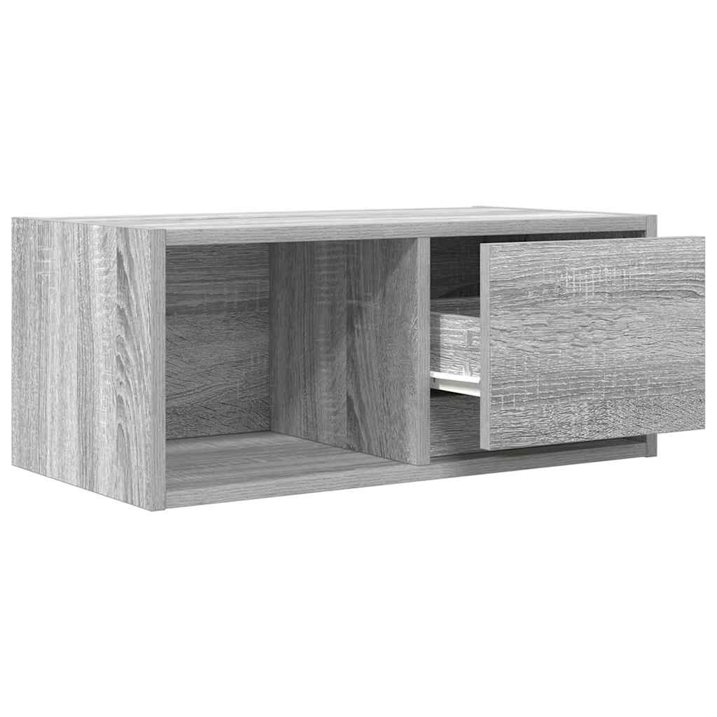 vidaXL Szafki RTV 2 szt. Szary Sonoma 60x31x25,5 cm Drewno klejone