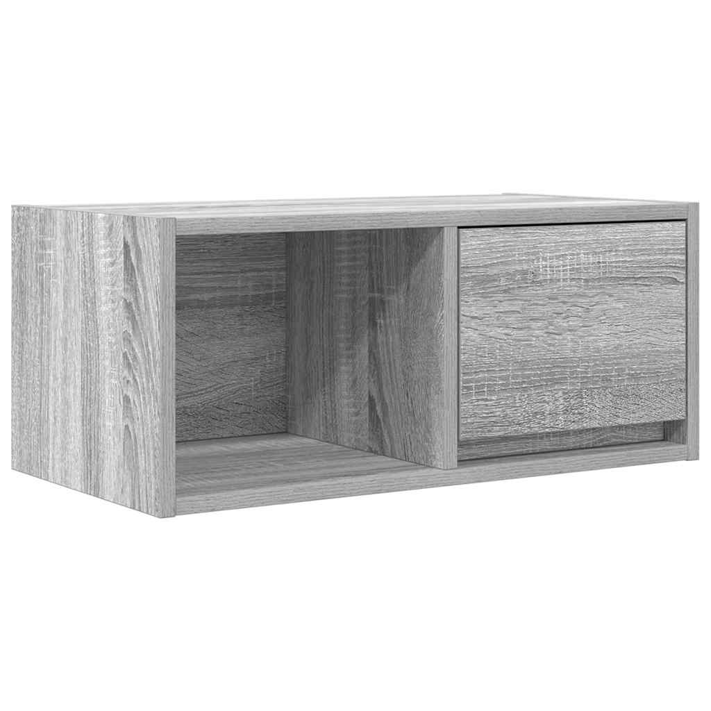 vidaXL Szafki RTV 2 szt. Szary Sonoma 60x31x25,5 cm Drewno klejone