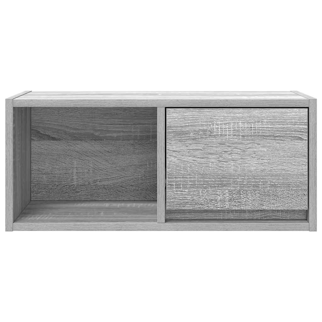 vidaXL Szafki RTV 2 szt. Szary Sonoma 60x31x25,5 cm Drewno klejone