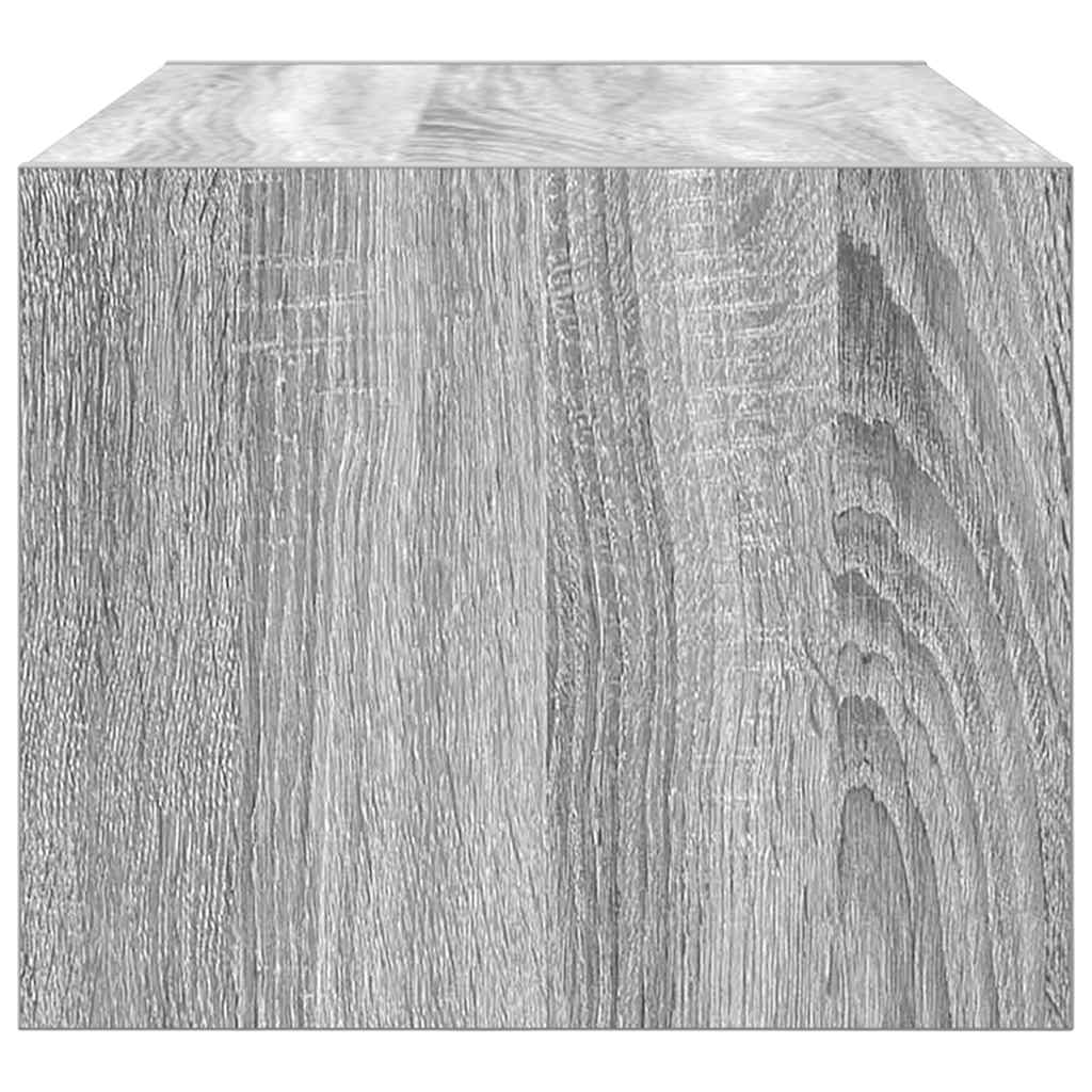 vidaXL Szafki RTV 2 szt. Szary Sonoma 60x31x25,5 cm Drewno klejone