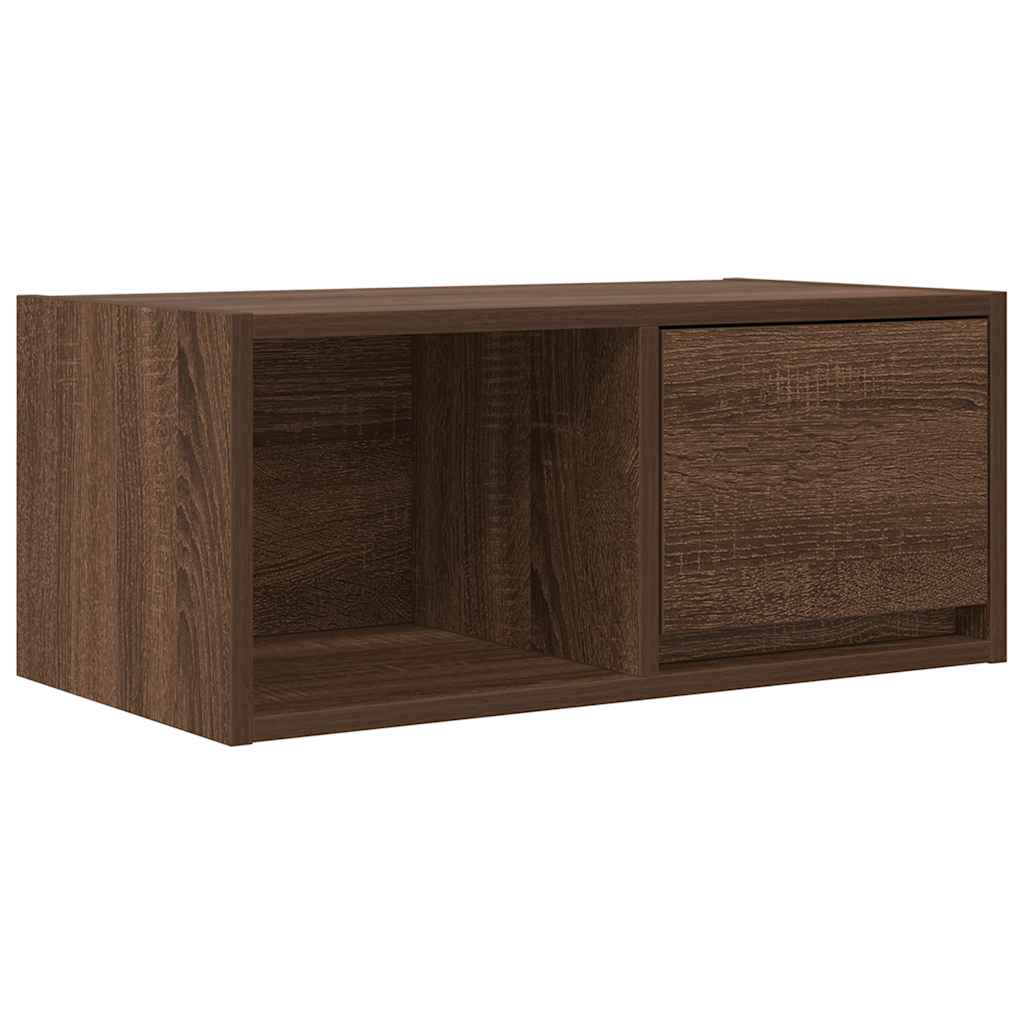 vidaXL Szafki RTV 2 szt. Brązowy dąb 60x31x25,5 cm Drewno klejone