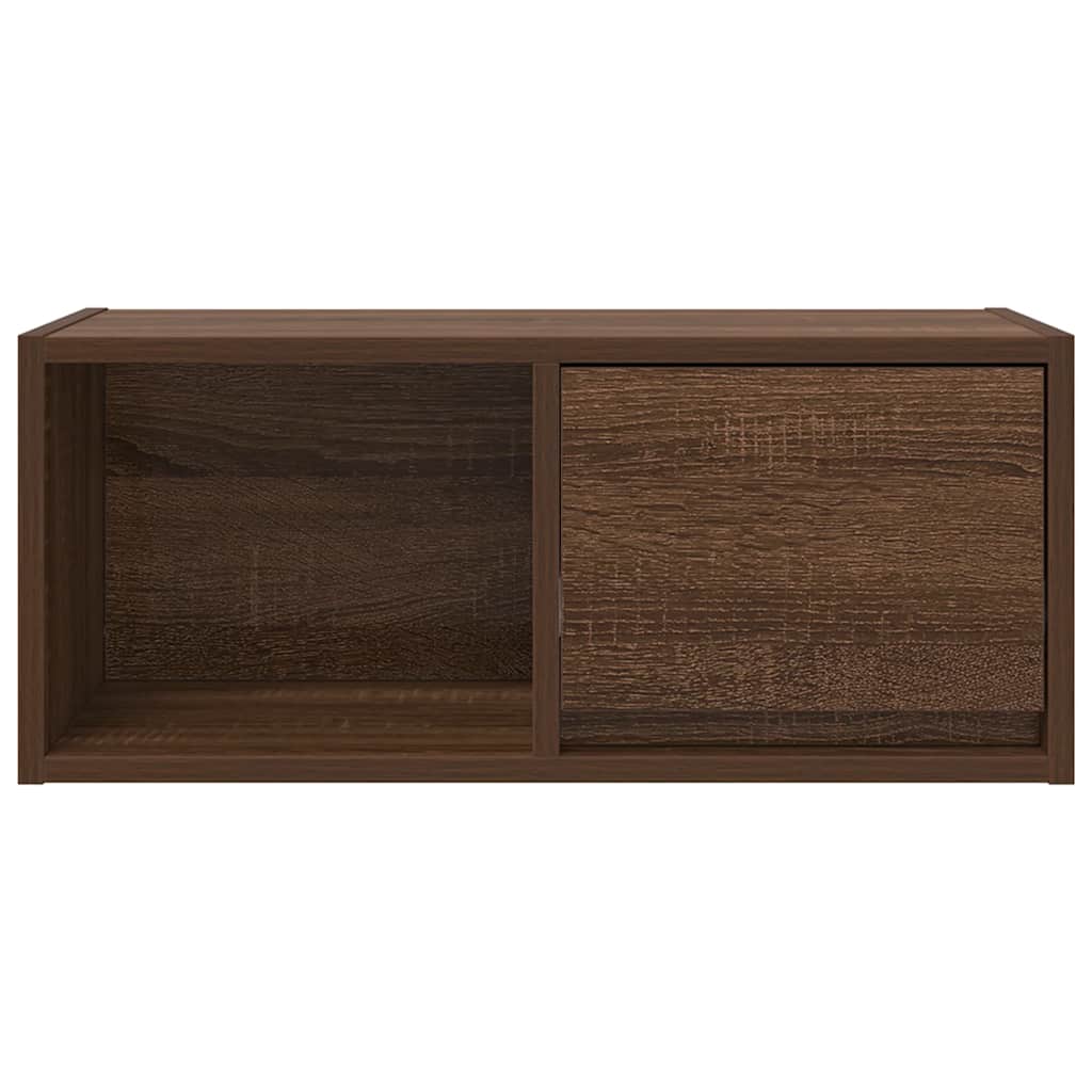 vidaXL Szafki RTV 2 szt. Brązowy dąb 60x31x25,5 cm Drewno klejone