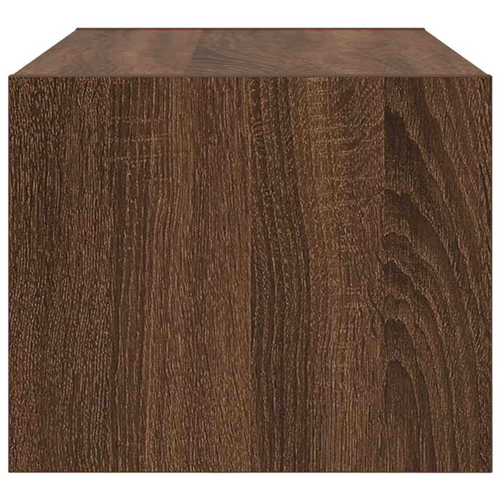vidaXL Szafki RTV 2 szt. Brązowy dąb 60x31x25,5 cm Drewno klejone