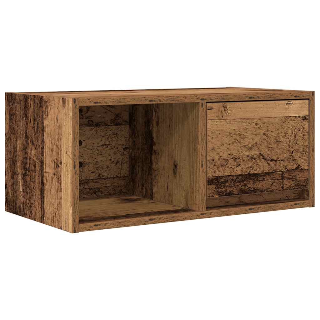 vidaXL Szafki RTV 2 szt. Stare drewno 60x31x25,5 cm Drewno klejone