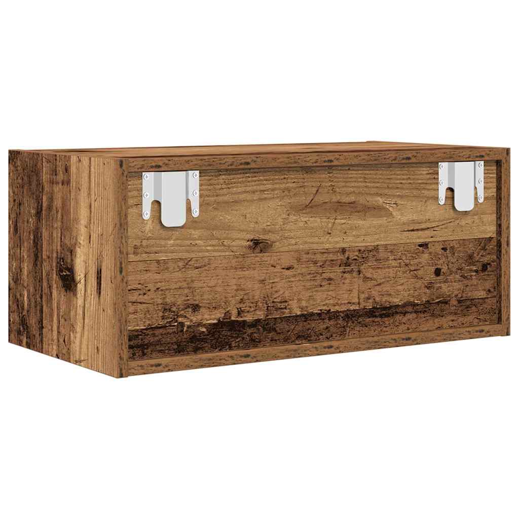 vidaXL Szafki RTV 2 szt. Stare drewno 60x31x25,5 cm Drewno klejone