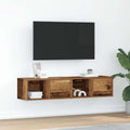 vidaXL Szafki RTV 2 szt. Stare drewno 60x31x25,5 cm Drewno klejone