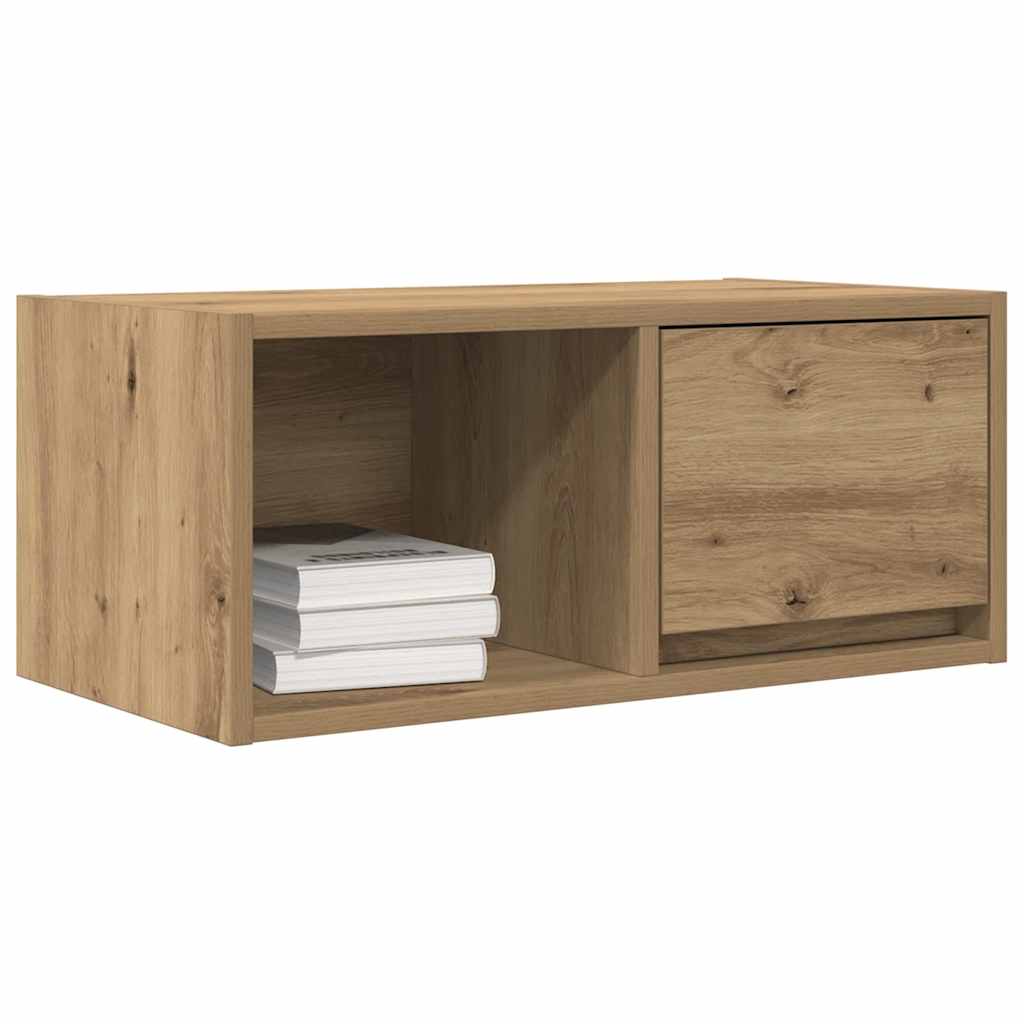 vidaXL Szafki RTV 2 szt. Dąb Artisan 60x31x25,5 cm Drewno klejone