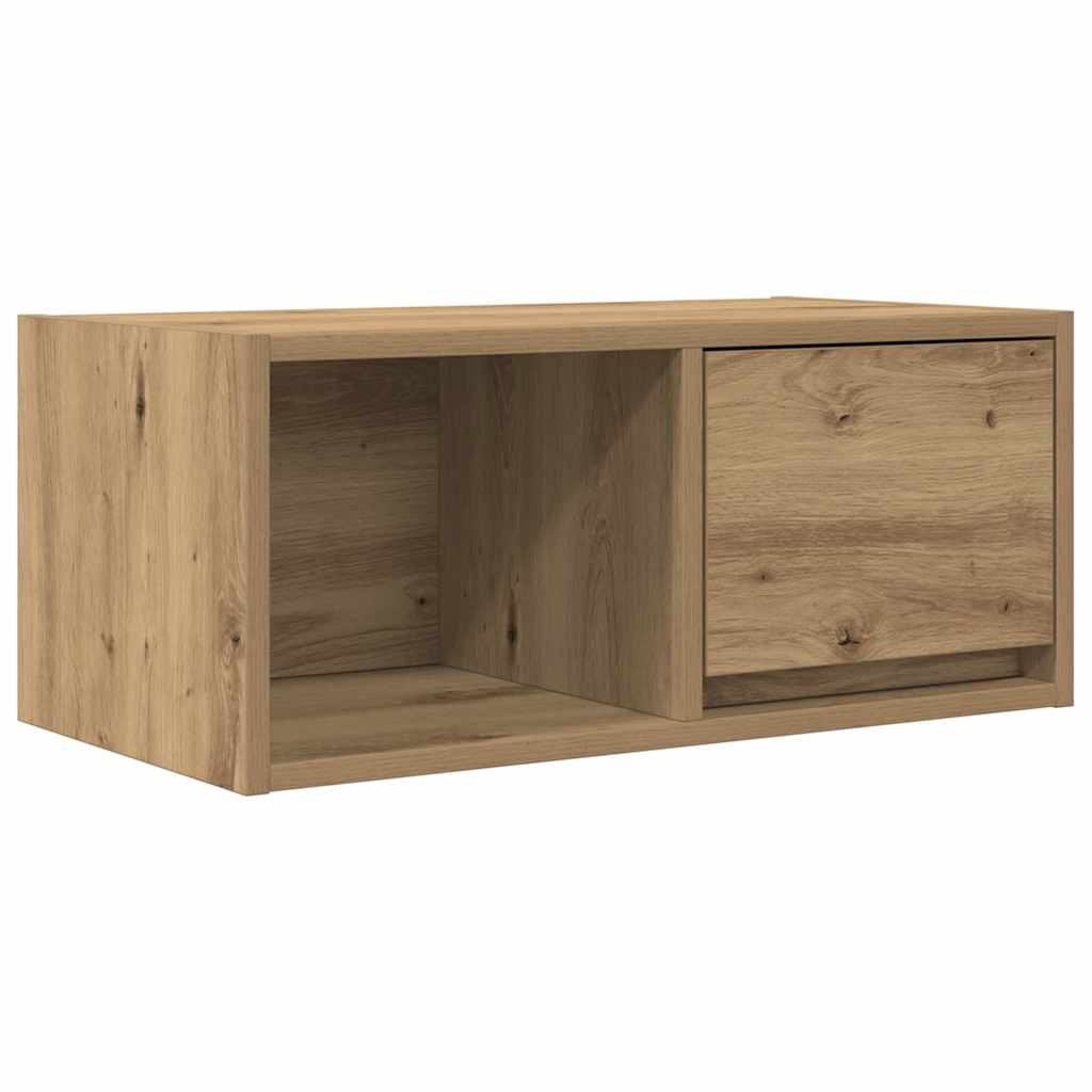 vidaXL Szafki RTV 2 szt. Dąb Artisan 60x31x25,5 cm Drewno klejone