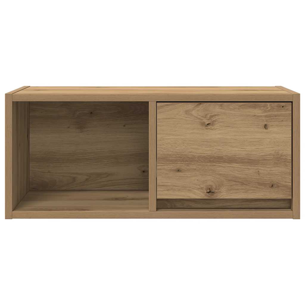 vidaXL Szafki RTV 2 szt. Dąb Artisan 60x31x25,5 cm Drewno klejone