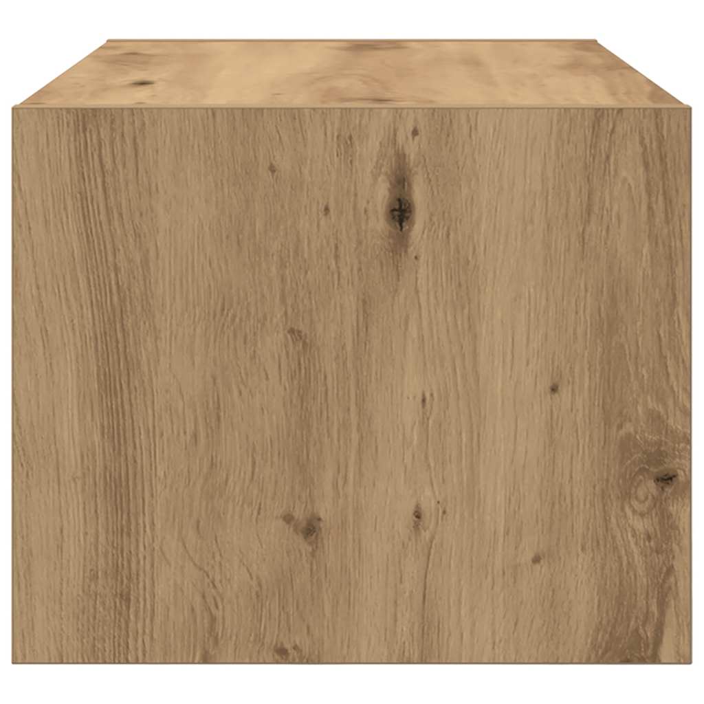 vidaXL Szafki RTV 2 szt. Dąb Artisan 60x31x25,5 cm Drewno klejone