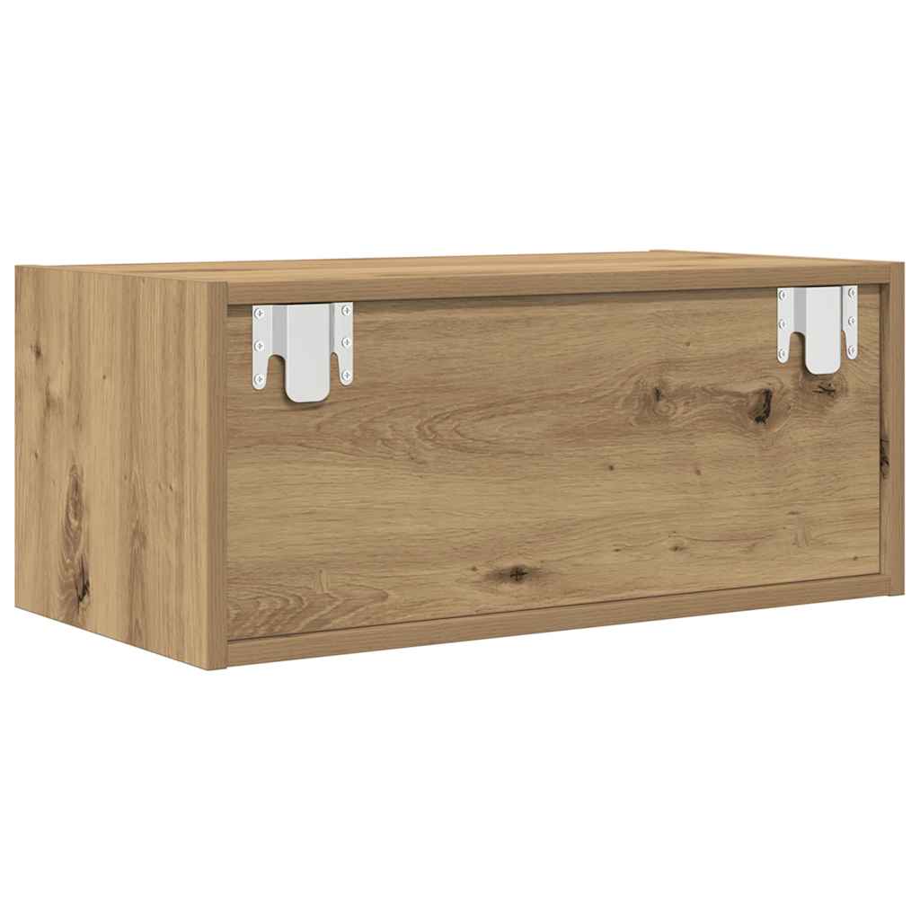 vidaXL Szafki RTV 2 szt. Dąb Artisan 60x31x25,5 cm Drewno klejone