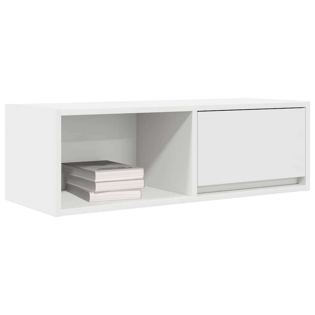 vidaXL Szafki pod TV 2 szt. Białe 80x31x25,5 cm Drewno klejone