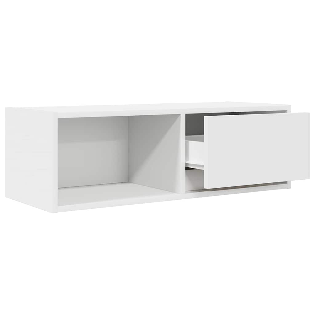 vidaXL Szafki pod TV 2 szt. Białe 80x31x25,5 cm Drewno klejone