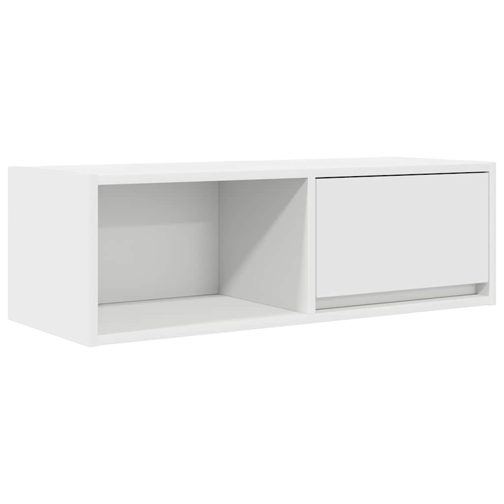 vidaXL Szafki pod TV 2 szt. Białe 80x31x25,5 cm Drewno klejone