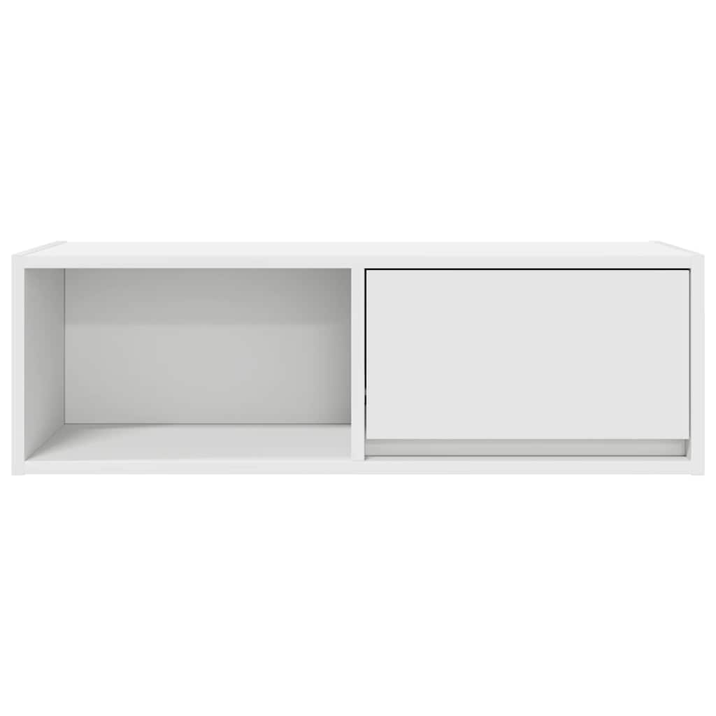 vidaXL Szafki pod TV 2 szt. Białe 80x31x25,5 cm Drewno klejone