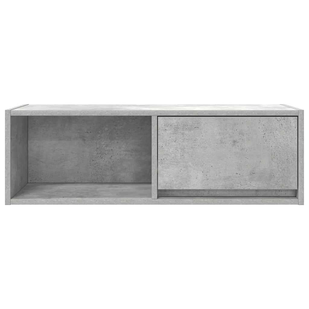 vidaXL Szafki RTV 2 szt. Beton Szary 80x31x25,5 cm Drewno klejone