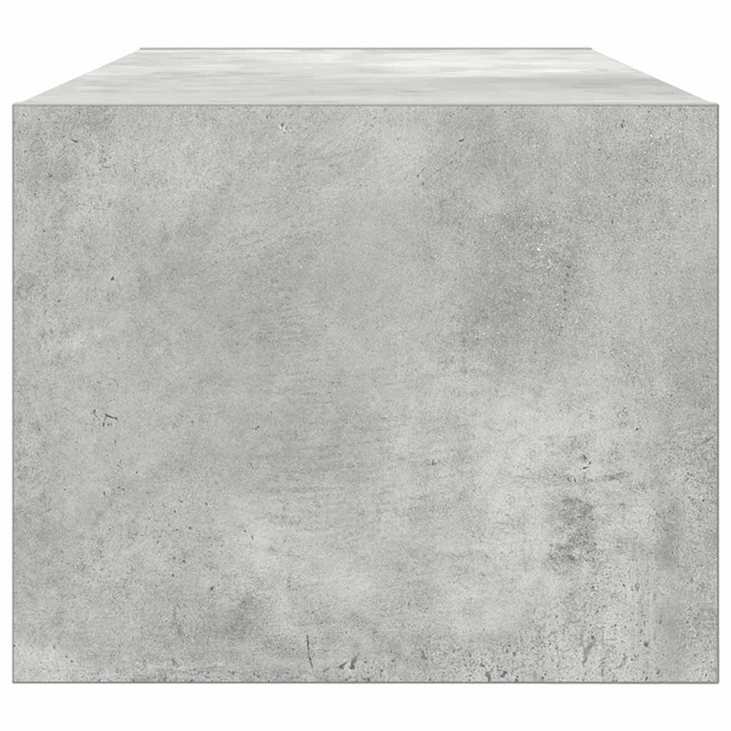 vidaXL Szafki RTV 2 szt. Beton Szary 80x31x25,5 cm Drewno klejone