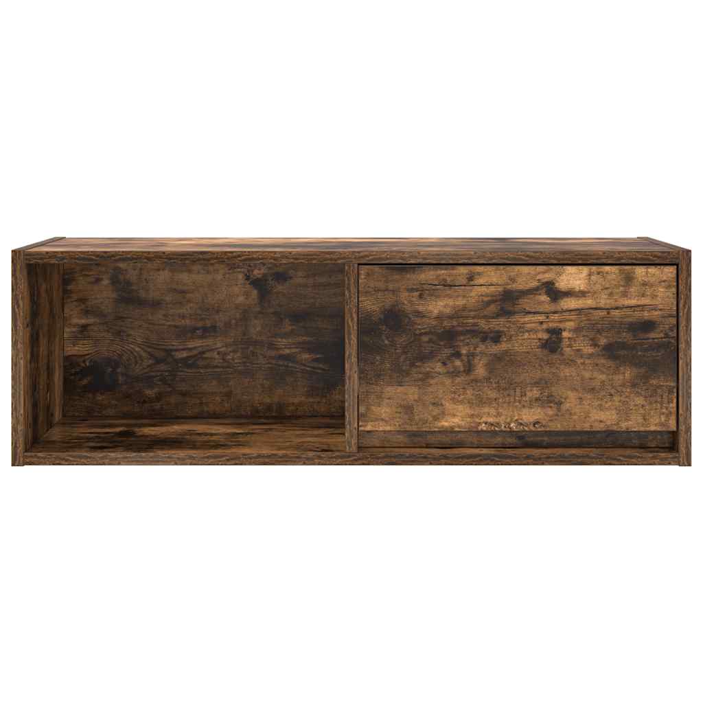 vidaXL Szafki RTV 2 szt. Dąb wędzony 80x31x25,5 cm Drewno klejone