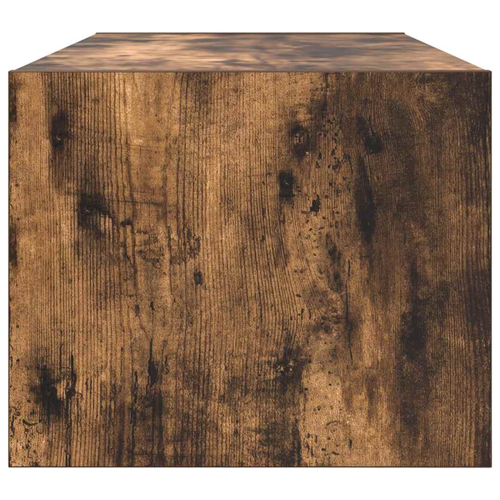 vidaXL Szafki RTV 2 szt. Dąb wędzony 80x31x25,5 cm Drewno klejone