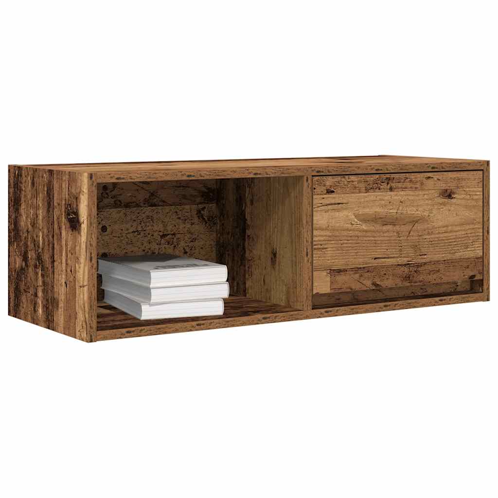 vidaXL Szafki RTV 2 szt. Stare drewno 80x31x25,5 cm Drewno klejone