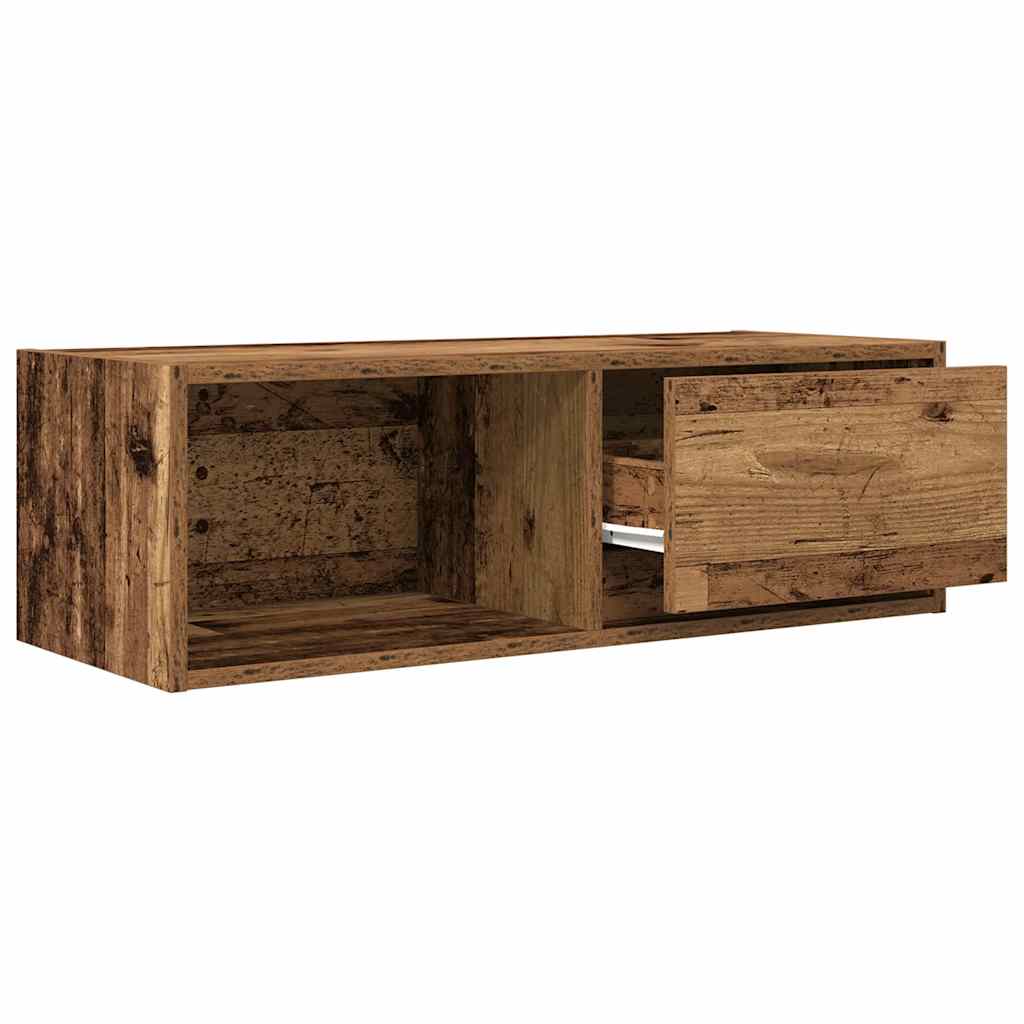 vidaXL Szafki RTV 2 szt. Stare drewno 80x31x25,5 cm Drewno klejone