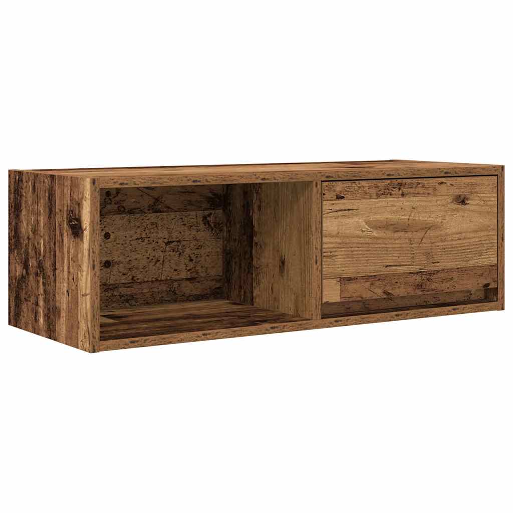 vidaXL Szafki RTV 2 szt. Stare drewno 80x31x25,5 cm Drewno klejone