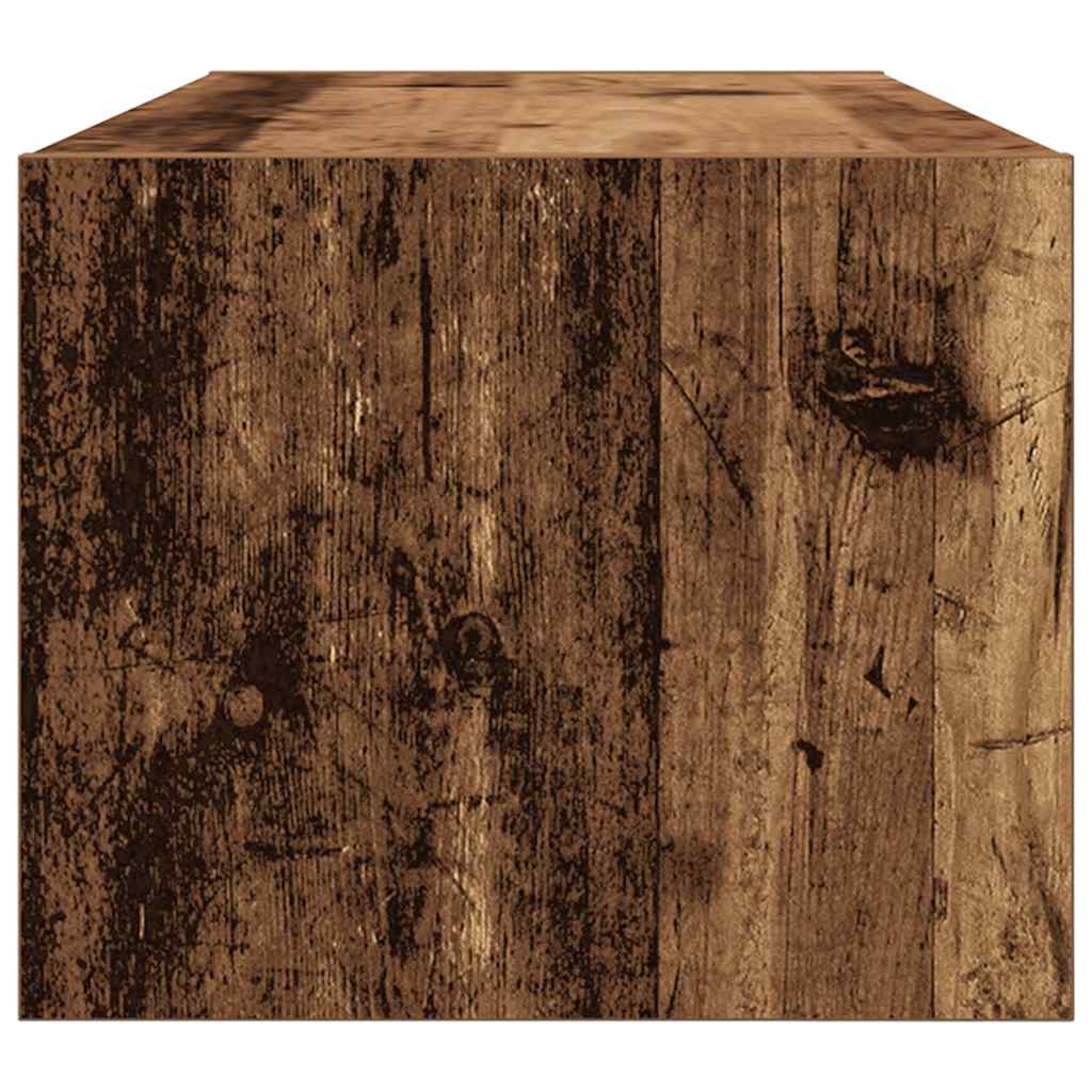 vidaXL Szafki RTV 2 szt. Stare drewno 80x31x25,5 cm Drewno klejone