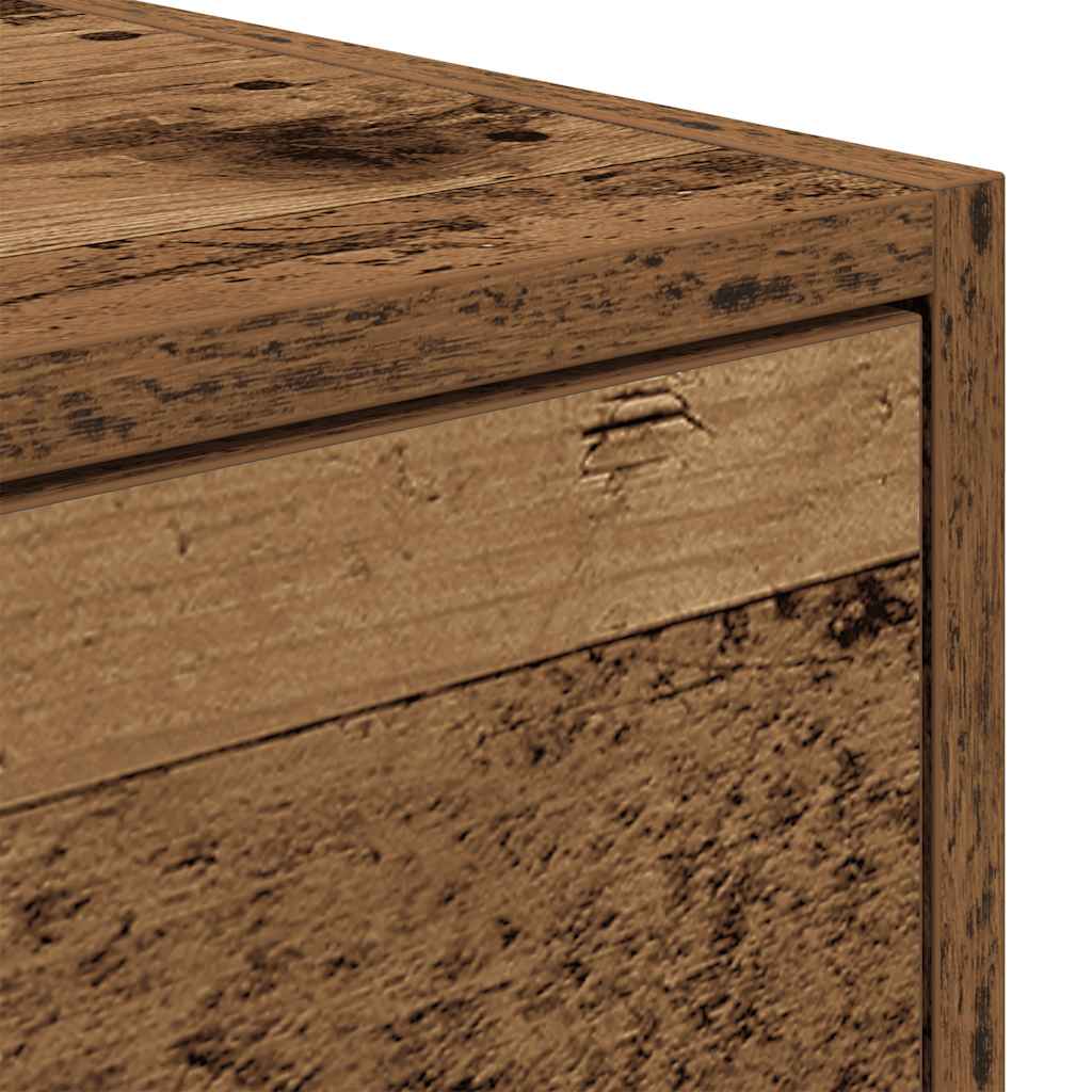 vidaXL Szafki RTV 2 szt. Stare drewno 80x31x25,5 cm Drewno klejone