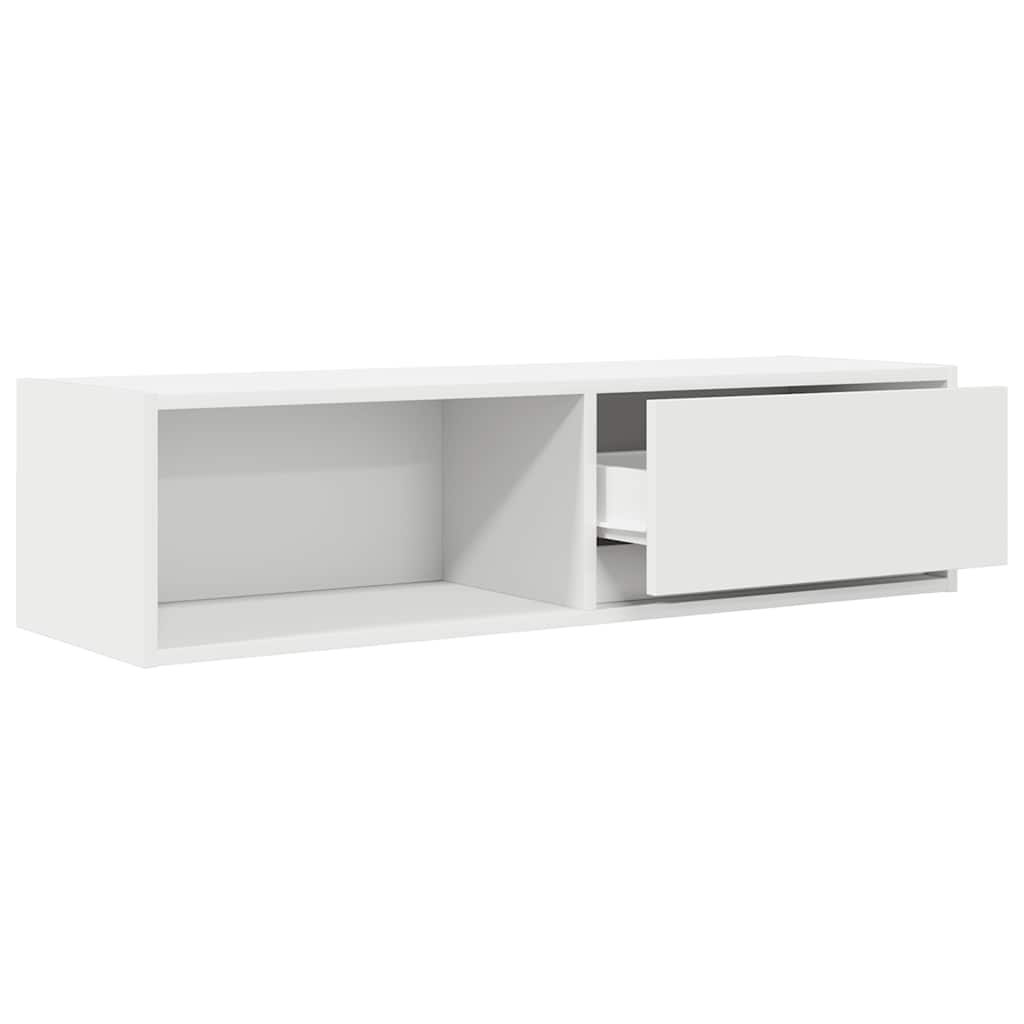 vidaXL Szafki pod TV 2 szt. Białe 100x31x25,5 cm Drewno klejone