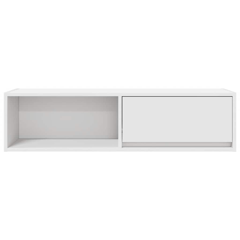 vidaXL Szafki pod TV 2 szt. Białe 100x31x25,5 cm Drewno klejone