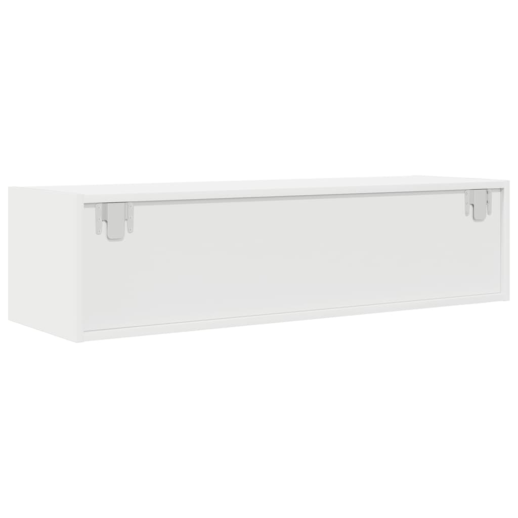 vidaXL Szafki pod TV 2 szt. Białe 100x31x25,5 cm Drewno klejone