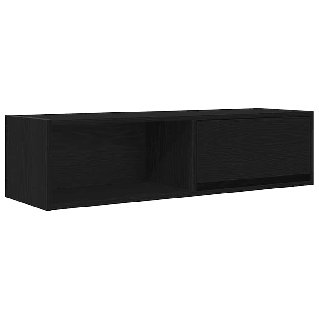 vidaXL Szafki RTV 2 szt. Dąb czarny 100x31x25,5 cm Drewno klejone