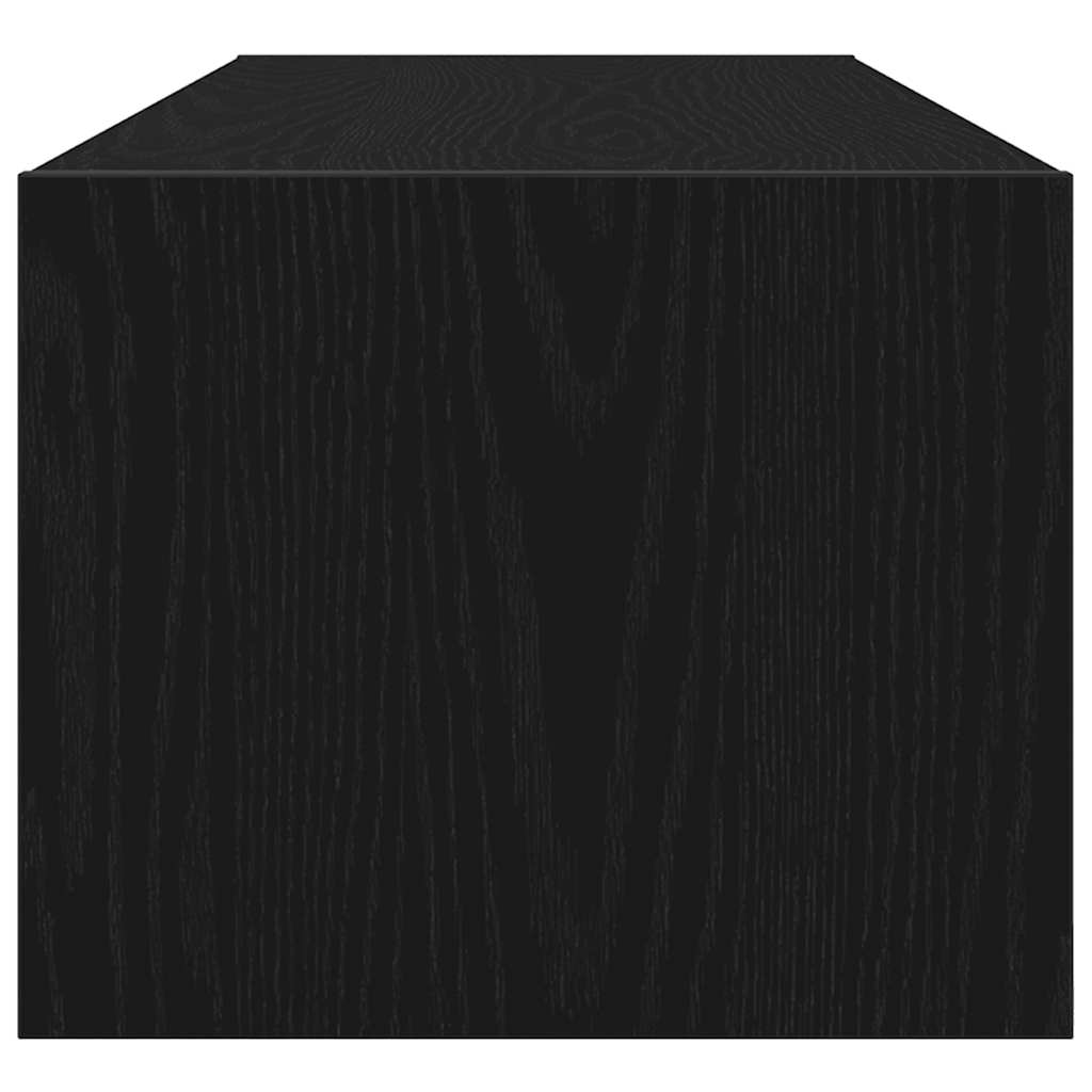 vidaXL Szafki RTV 2 szt. Dąb czarny 100x31x25,5 cm Drewno klejone