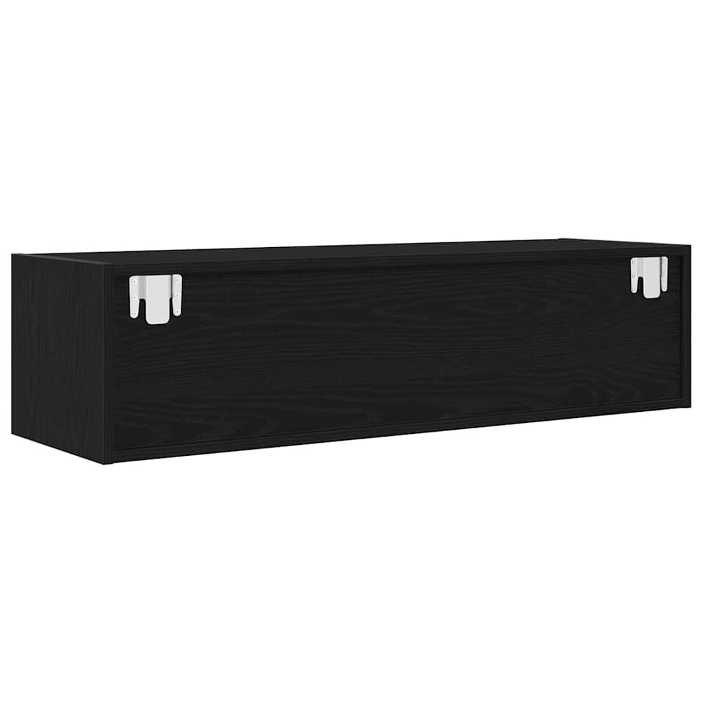 vidaXL Szafki RTV 2 szt. Dąb czarny 100x31x25,5 cm Drewno klejone