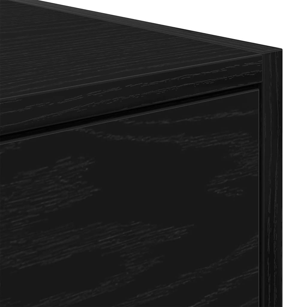 vidaXL Szafki RTV 2 szt. Dąb czarny 100x31x25,5 cm Drewno klejone