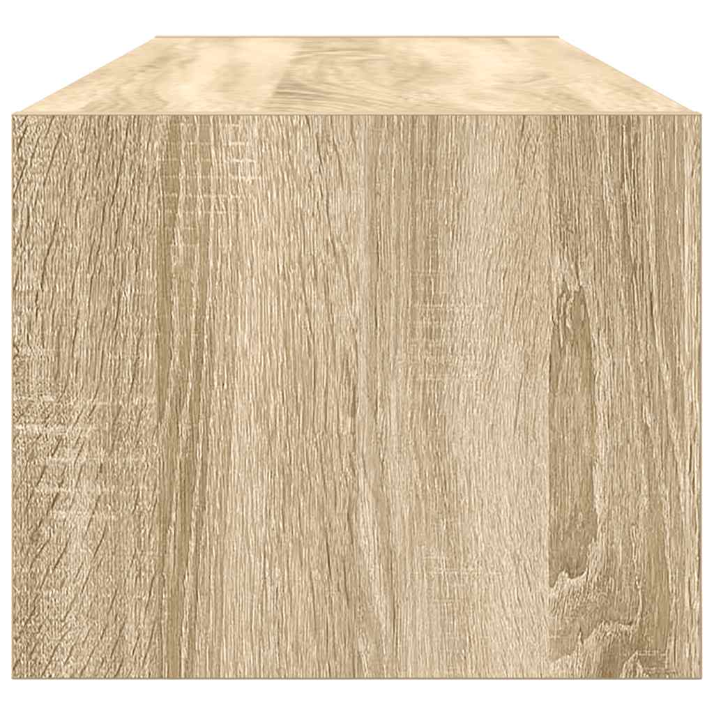 vidaXL Szafka RTV Sonoma Oak 100x31x25,5 cm Drewno klejone