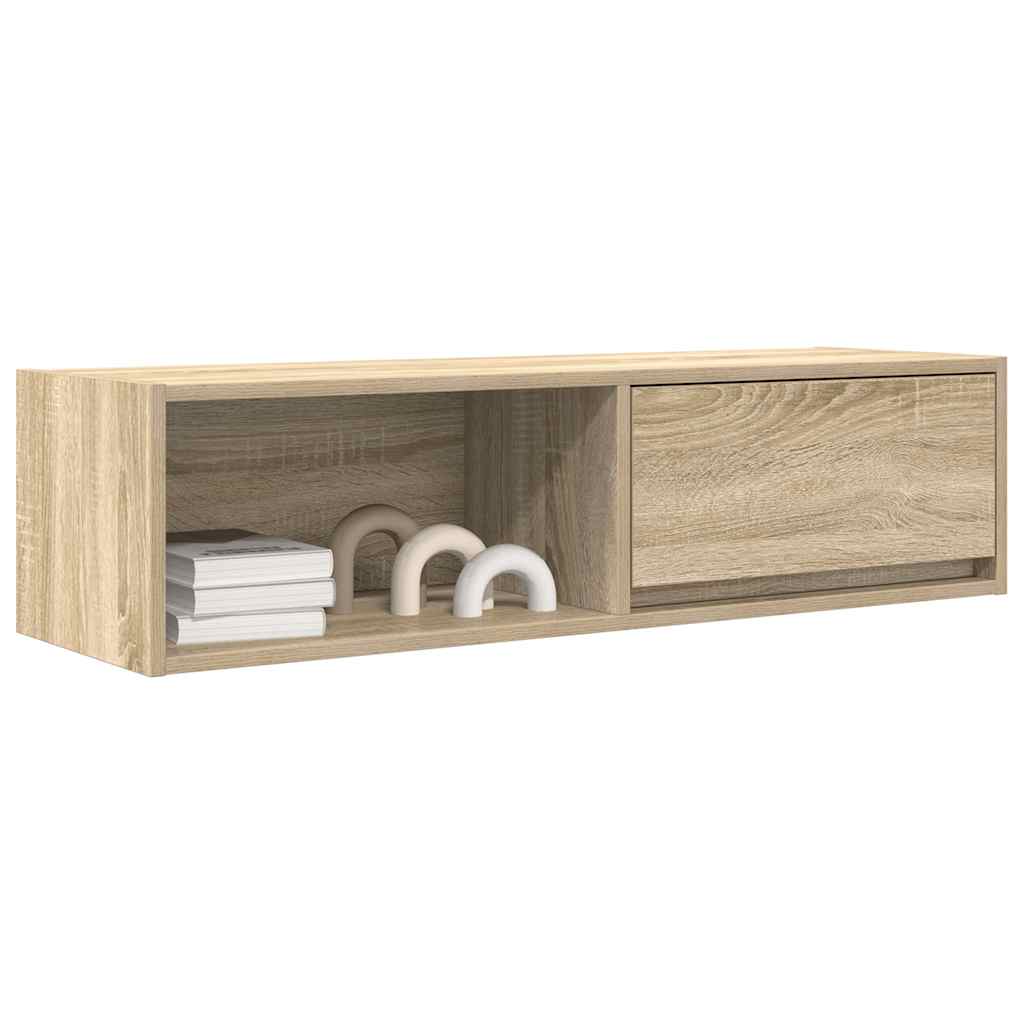 vidaXL Szafki RTV 2 szt. Dąb Sonoma 100x31x25,5 cm Drewno klejone