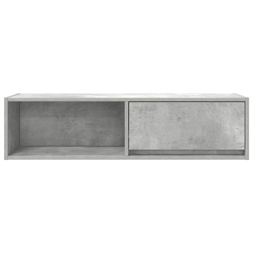 vidaXL Szafka RTV Beton Szary 100x31x25,5 cm Drewno klejone