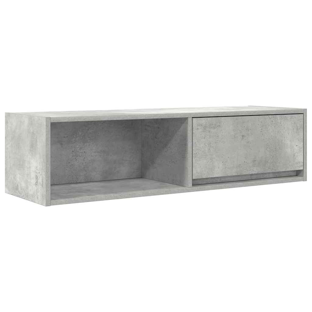 vidaXL Szafki RTV 2 szt. Beton Szary 100x31x25,5 cm Drewno klejone