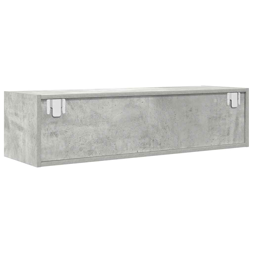 vidaXL Szafki RTV 2 szt. Beton Szary 100x31x25,5 cm Drewno klejone